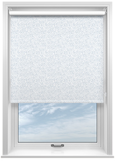 Ditsy Meadow, Polar Blue - Roller Blind